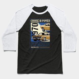 1970 Hemi Cuda Classic Car Baseball T-Shirt